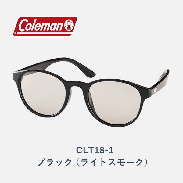 【偏光サングラス】コールマン　CLT18　ブラック　クリアグレーの画像