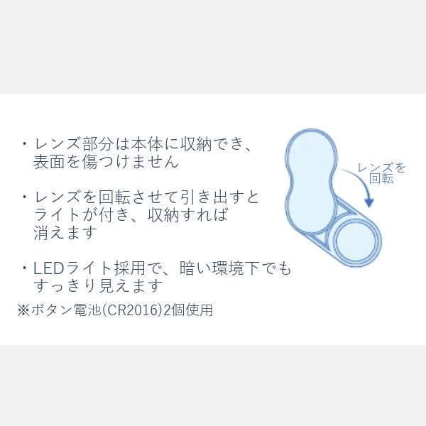 Vixen　ビクセン　コールマンLEDポケット35　ルーペの画像