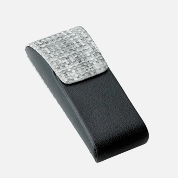 セミハード　縦型スリムメガネケース　2578　ブラック　ブラウンの画像