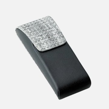 セミハード　縦型スリムメガネケース　2578　ブラック　ブラウンの画像