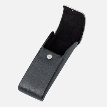 セミハード　縦型スリムメガネケース　2578　ブラック　ブラウンの画像