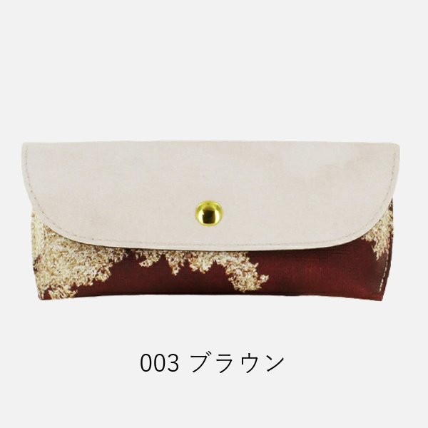 セミハード　マグネット式メガネケース　絵画タッチ　花柄ケース　2579の画像