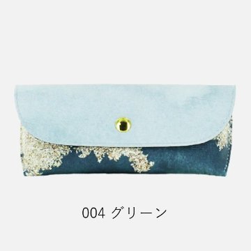 セミハード　マグネット式メガネケース　絵画タッチ　花柄ケース　2579の画像