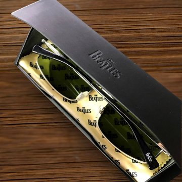 【ビートルズ】THE BEATLES　ヴィンテージサングラス　BG-KG17　シルバーの画像
