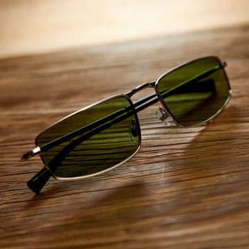 【ビートルズ】THE BEATLES　ヴィンテージサングラス　BG-KG17　シルバーの画像