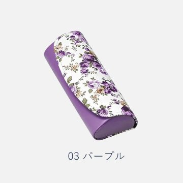 セミハードメガネケース　花柄　2160　ピンク　オレンジ　パープル　ブルーの画像