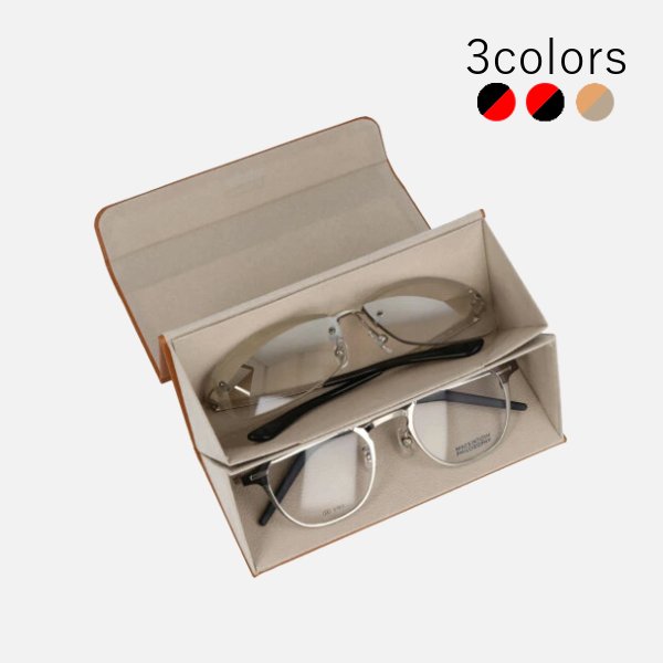 セミハード2ピース　2562　ブラック（レッド）　レッド（ブラック）　ブラウン（ベージュ）の画像